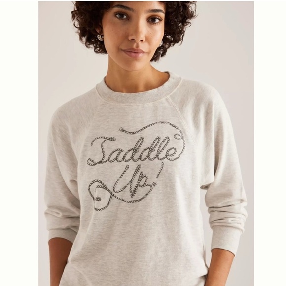 Anthropologie 'Saddle Up' Sweatshirt - Picture 2 of 3